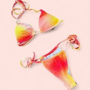 Velvet Ombre Bikini Set‎